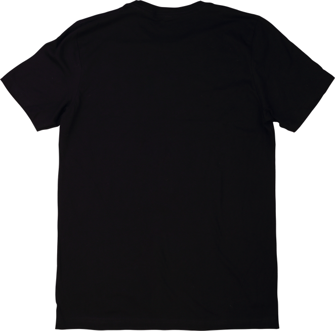 Back black t-shirt